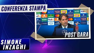 Conferenza stampa di Simone Inzaghi post InterArsenal 06112024 [upl. by Hawk]