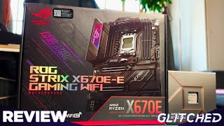 ASUS ROG Strix X670E Gaming Motherboard Review AMD Ryzen 9 7950X Tested [upl. by Merrile]