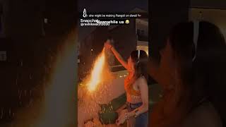 Diwali with girl 🥰 ytshortsvideo trending chhathpuja diwalivibes girlsattitude viralvideo [upl. by Nayllij]