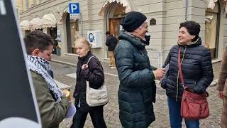 Movimento Incontro Ascolto in piazza a Casalmaggiore contro la violenza di genere 9 novembre 2024 [upl. by Schellens]