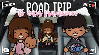 Going on a ROAD TRIP to SAN FRANCISCO🎢🚗🎪 WITH VOICE  Toca Boca Life 🌏 [upl. by Ayokahs]