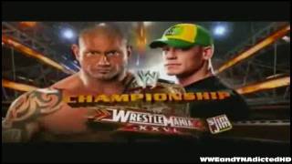 WWE Wrestlemania 26 Match Card All Matches [upl. by Hurty]