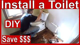 How to Install a Kohler Toilet [upl. by Fattal]