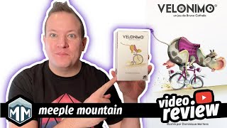 Velonimo  Bicycle Race  How to Play amp Review  Boardgame Brody [upl. by Ahl958]