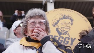 CU Buffs superfan Miss Peggy celebrates 100th birthday [upl. by Kimitri]