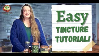 How To Make an Herbal Tincture  The Ratio Method [upl. by Warchaw364]