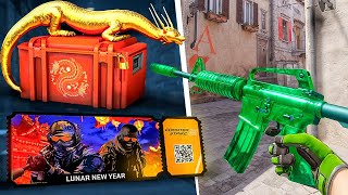 vazou agora é a hora NOVA OPERAÇÃO e NOVAS SKINS no CS 2 M4A1S EMERALD e GLOCK BLUE GEM [upl. by Savell]