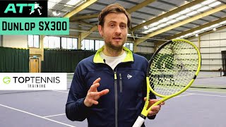 Dunlop SX 300 2022 Racket Review  Top Tennis Training [upl. by Satsok]