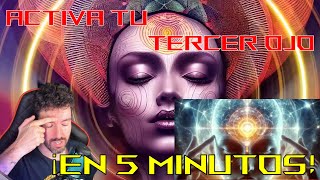 ACTIVA Y POTENCIA TU GLÁNDULA PINEAL Y TERCER OJO AL MÁXIMO EN 5 MINUTOS [upl. by Hatti]