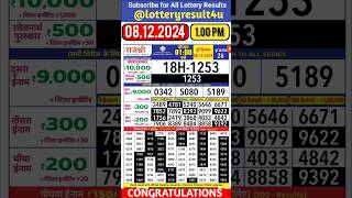 Rajshree Lottery Result at 1 PM on 08122024 [upl. by Weikert253]