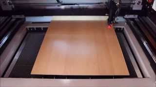 CO2Lasermaschine 3 mm MDF Schachtel  Gravieren und Schneiden mit dem Lasercutter tt600 [upl. by Peterec561]