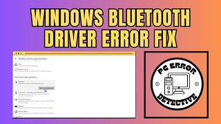 How to Fix Bluetooth Driver Error in Windows 10 [upl. by Retsila217]