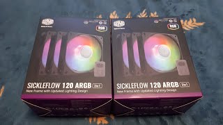 Вентиляторы COOLER MASTER SICKLEFLOW 120 ARGB 3 in 1 [upl. by Airlie]