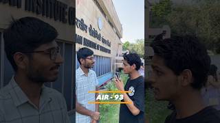 Why this JEE Advance AIR 93 chose IIT Delhi over IIT Bombay iitjee jeemains  JEE Advance 2024 [upl. by Ramilahs872]