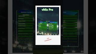 vMix Scoreboard vMix shortvideo youtubeshorts viralvideo scoreboard [upl. by Zobe]