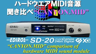 CANYONMID for Roland SD20 [upl. by Shafer680]