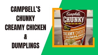 Campbells Chunky Creamy Chicken amp Dumplings [upl. by Waldman]