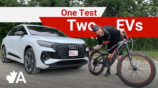 2024 Audi Q4 etron Review Small Update Big Difference [upl. by Darahs]