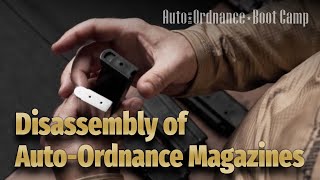 AO Boot Camp Disassembly of AutoOrdnance Magazines [upl. by Selim89]