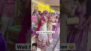 Wait for let reaction wedding danceharyanvi bride haryanavidance bridal haryanvifolksongdance [upl. by Tivad140]