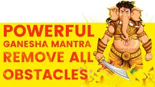 POWERFUL GANESHA MANTRA TO REMOVE OBSTACLES 2024  Pranamya Shirasa Devam Gauri Putram Vinayakam [upl. by Diskin233]