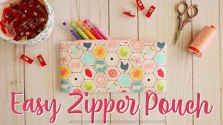 🧵Easy Zipper Pouch Beginner Friendly Sewing Pattern [upl. by Felicity]