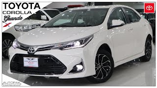 Toyota Corolla Grande X Black Interior 18 2023 Detailed Review with Price [upl. by Noryd]