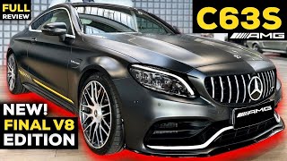 2023 MERCEDES C63S AMG Coupe NEW Final Edition THE LAST V8 BRUTAL Sound Exhaust FULL InDepth Review [upl. by Ramas]