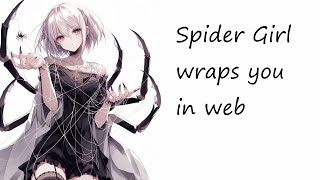 ASMR  Spider Girl wraps you in web f4a bondage mummification [upl. by Iaoh]