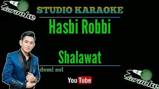 Karaoke Hasbi Robbi  Sholawat by Khai Bahar  lirik [upl. by Saihttam]