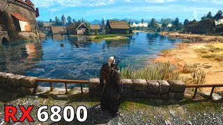 RX 6800 WITCHER 3 NEXT GEN 1080p 1440p 4K RAY TRACING [upl. by Amis454]