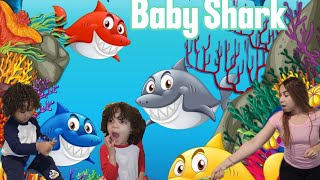 Baby Shark Dance with YaYan Mom and Little Baby AJ  Dance For Kids Rhymes  Animal Songs [upl. by Deaner]