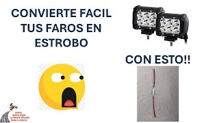 convierte tus faros en estrobo fácil [upl. by Asin997]