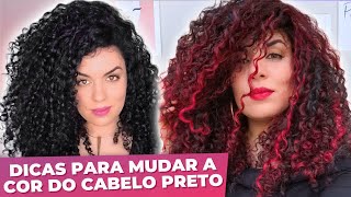 COMO DESCOLORIR O CABELO PRETO  ESCURO  Meus truques [upl. by Lauri]