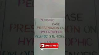 Pediatric case presentation on HYPERTROPHIC PYLORIC STENOSIS gnm 2nd year assignment nursing 🤟 [upl. by Nylitak]