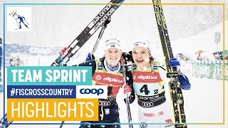 Another double joy for Sweden  Womens Team Sprint  Planica  FIS Cross Country [upl. by Notrom]