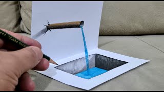 easy 3d drawing on paper for beginners how to draw 3d [upl. by Amelia356]