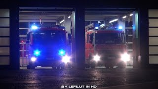 DOPPEL LHF AUSFAHRT FW NEUKÖLLN  BERLINER FEUERWEHR [upl. by Lorimer]