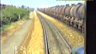 Trip aboard PR locomotive GMU30 hauling Mehran Express to MirpurKhas 1994 [upl. by Aryk123]