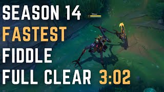 SEASON 14 Fastest Fiddlesticks Full Clear with Guide  302 [upl. by Inttirb]