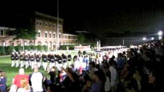 Marine Barracks Evening Parade 5 7102011 [upl. by Alleoj]