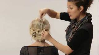 Bohemian Updo  Bohemian Hairstyle  Tutorial by Tasha Arnall [upl. by Assirhc446]