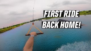 FIRST RIDE BACK HOME  WAKEBOARDING  NEXT LEVEL RIDE [upl. by Stine]