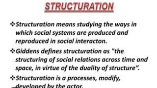 Structuration agencyStructure DebateSimple Explanation in Hindi [upl. by Ailemak350]