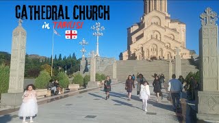 Tabilisi Cathedral Church  Tabilisi City Tour  Europe 🇪🇺 [upl. by Anglo76]