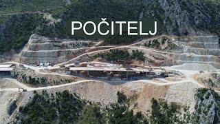 Koridor 5CGradilište Počitelj Mostovi Tuneli Vijadukti [upl. by Yrahk]