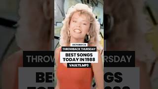 BEST SONGS TODAY IN 1988 ✨THROWBACK THURSDAY music 80s throwbacksongs [upl. by Rossie858]