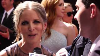 2016 soapcentralcom Daytime Emmys Red Carpet Lauralee Bell [upl. by Hgielyak]