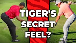 Could This Tiger Woods Swing Feel Be The Secret [upl. by Atinek]