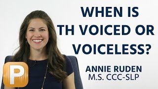 American English TH Rules Voiced or Voiceless [upl. by Godding940]